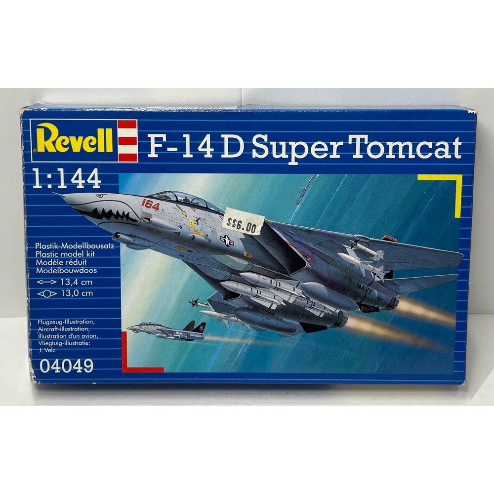 Revell F-14D Super Tomcat 1:144 Scale Plastic Plane Model Kit Navy Fighter Jet